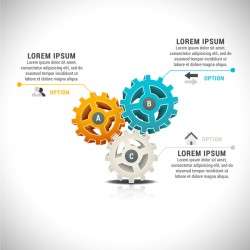 Pizzle modern infographic template vector 02