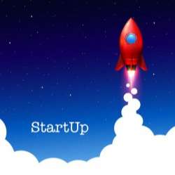 Creative start up business background vector 01