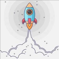 Creative start up business background vector 03