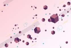 Cubes and abstract modern backgrounds vector 06