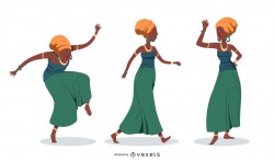 Afrobeat Woman Set