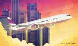 Airplane background