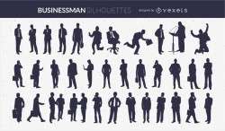Businessman silhouette
