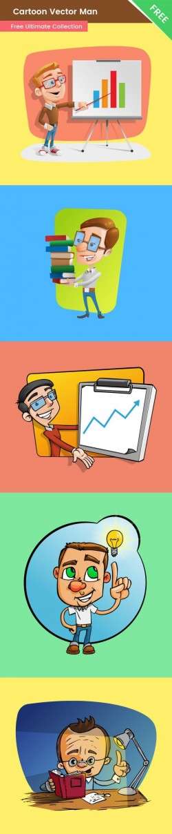 Cartoon Vector Men FREE Collection