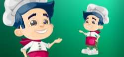 Chef Kid Illustration
