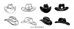 Cowboy Hat Design Set