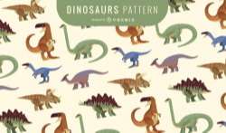 Dinosaur seamless pattern