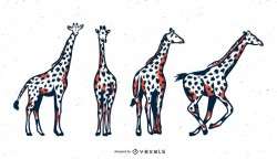 Giraffe Duo Tone Set