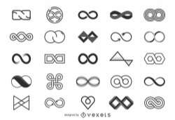 Infinity logo template collection