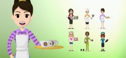 Job Female Vector Set