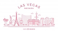 Las Vegas stroke skyline