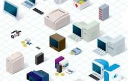 90s Technology icons