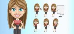Vector Female Character