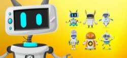 Vector Robot Character Set