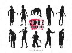 VECTOR ZOMBIES HALLOWEEN