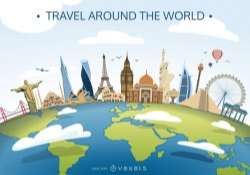 World skyline poster maker