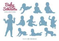 Baby silhouettes collection