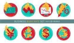 Business burn rate set