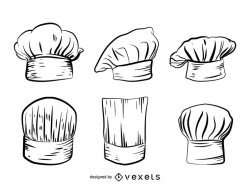 Chef hat set