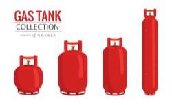 Gas tank illustration collection