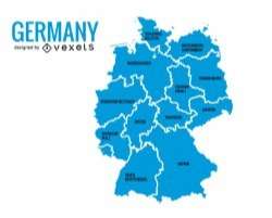 Germany states map
