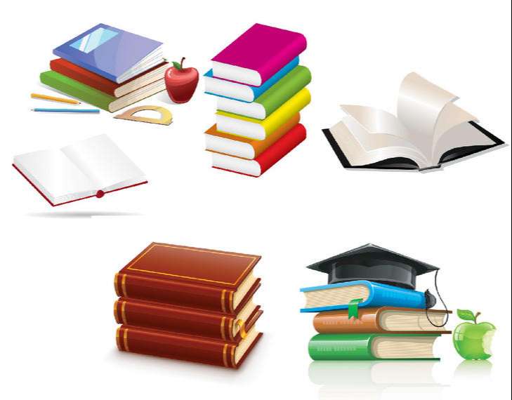Glossy Book & Education Elements