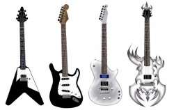 Guitar free vector pack – Different shape