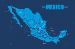 Mexico Map Vector