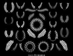 Ornamental wreath collection