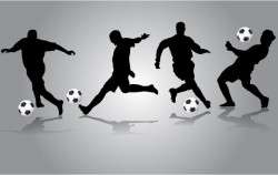 Players Performing with Football