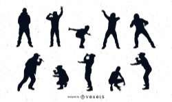 Rap Singers Silhouette Pack