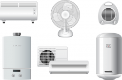Set of 6 household appliances