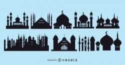 Silhouette Islamic Mosque Pack