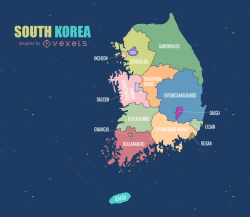 South Korea Map