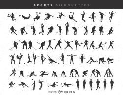 Sports Silhouette Mega Pack