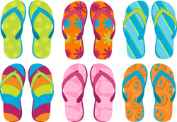 Summer Sandals 02 Vector