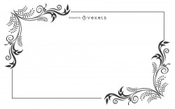 Vector Corner Decoration