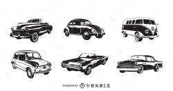 Vector Retro Cars