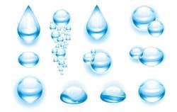 Vector Water Drops