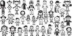 Cartoon people Vector