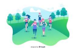 Marathon race Vector