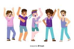 People dancing Vector