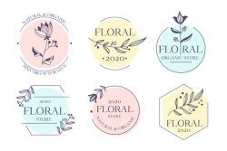 Business logo collection in minimal style