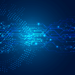Abstract technology background design illustration