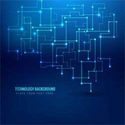 Abstract technology background design illustration