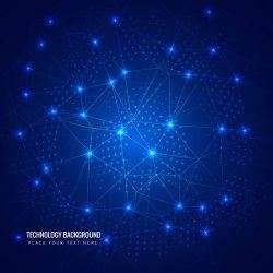 Abstract technology background design illustration