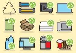 Cute Recycling Icons