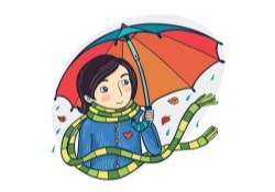 Girl With Umbrella