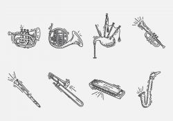 Hand Drawn Instrument Icon