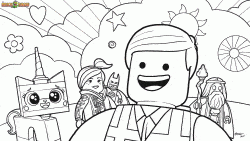 lego movie coloring pages